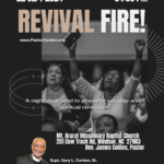 Revival at Mt Ararat Missionary Baptist Church Sept 22 2024