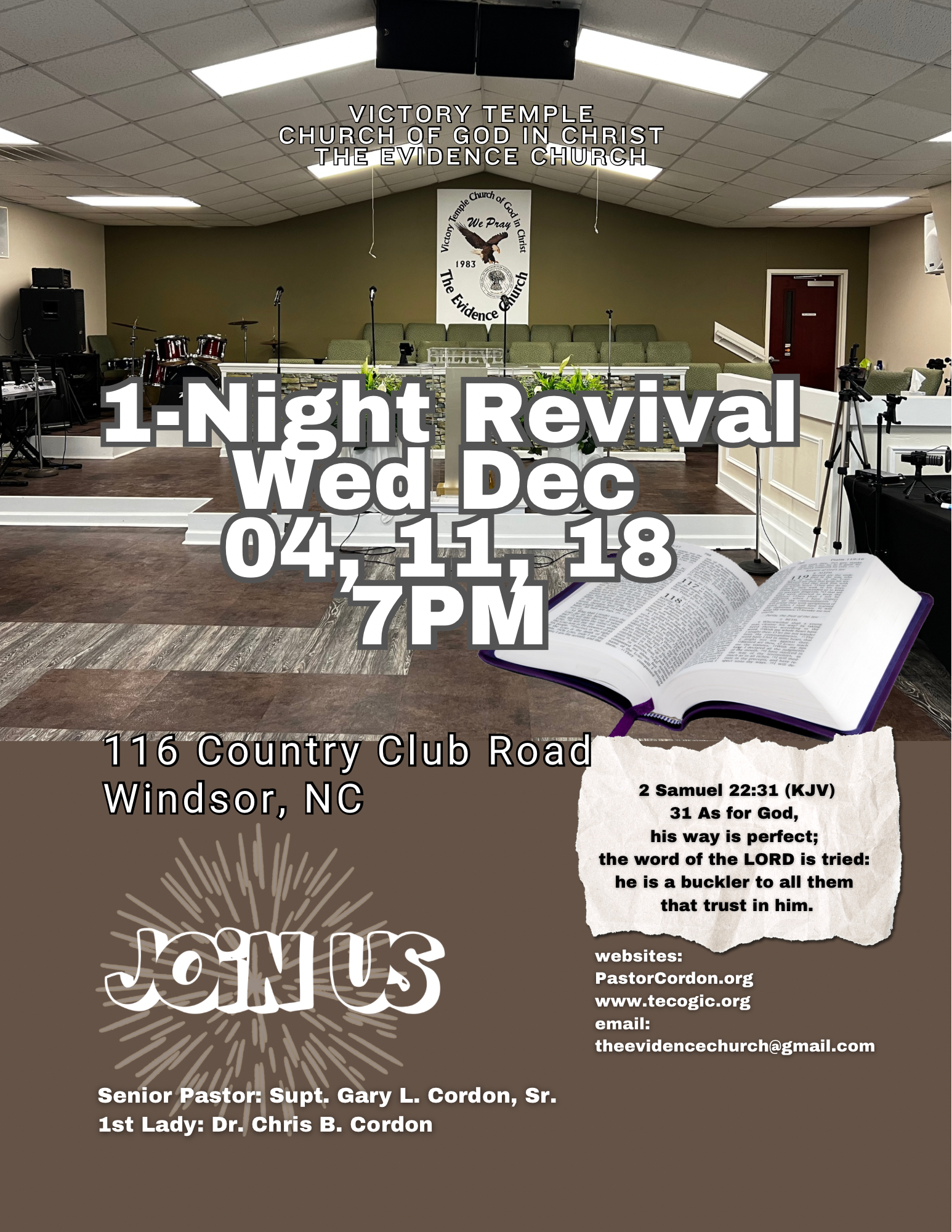 December 1-Night Revival Experiences