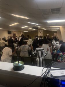 Worship at Victory Temple Church of God in Christ