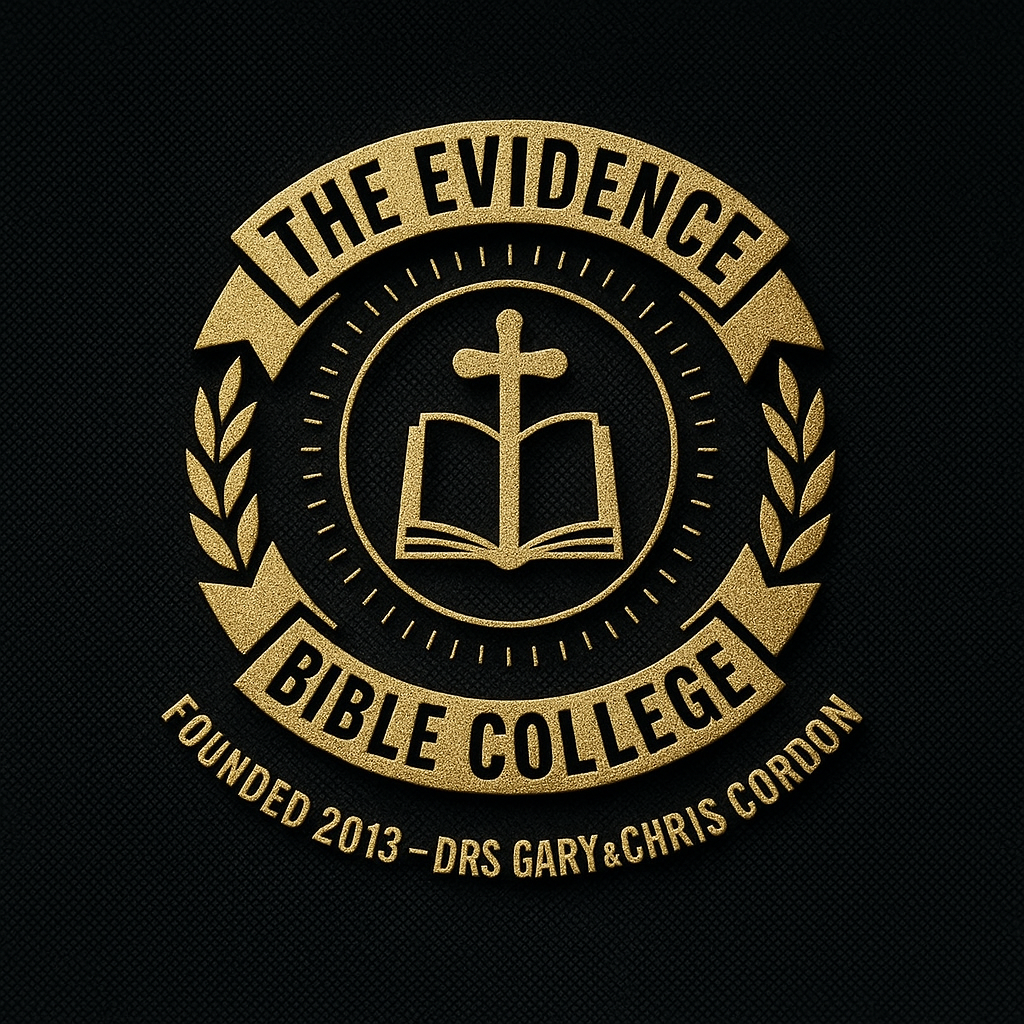 The Evidence Bible College Logo