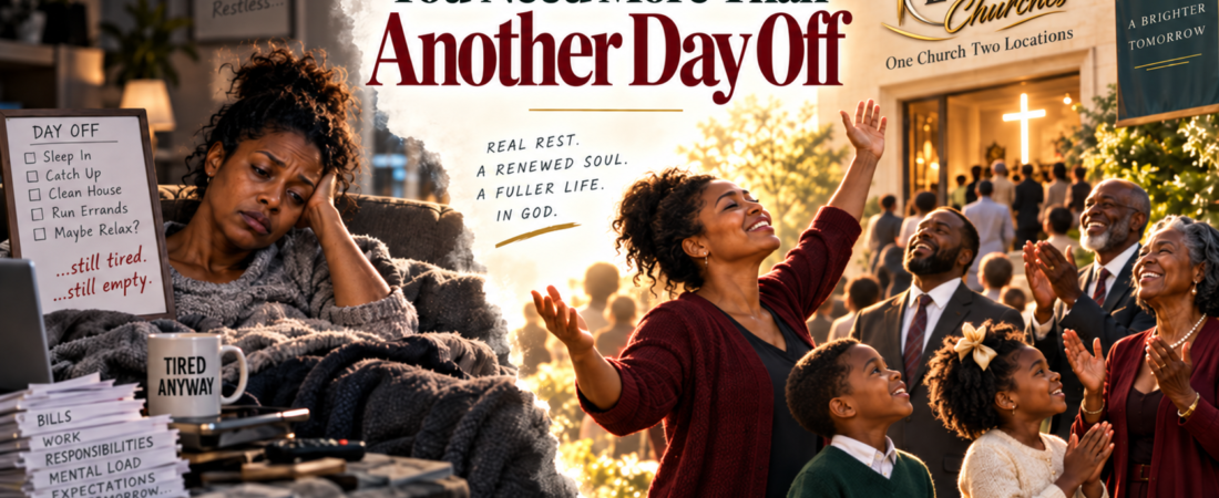 You Need More Than Another Day Off