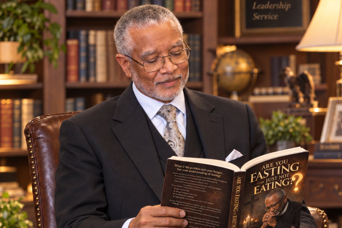 Dr. Gary L. Cordon, Sr. reading Are You Fasting or Just Not Eating?